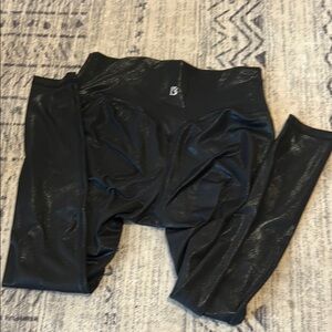Black shimmer Buffbunny leggings